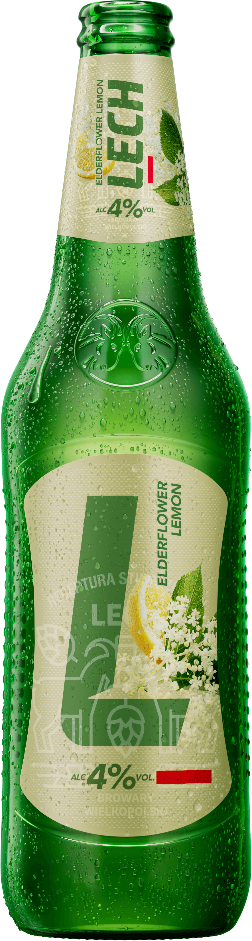 Lech Elderflower Lemon packshot