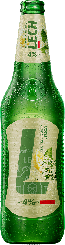 Lech Elderflower Lemon packshot